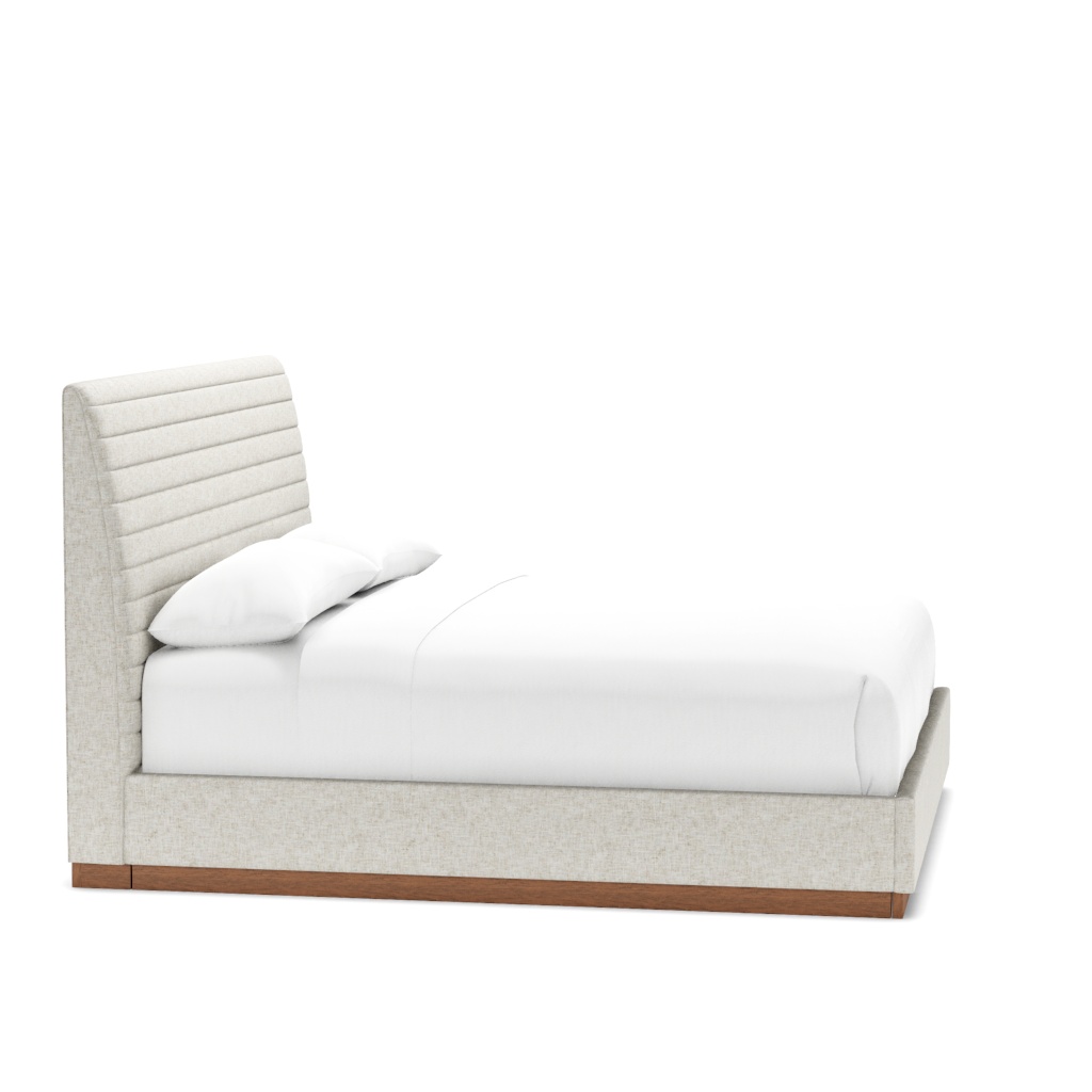 Coronado Platform Upholstered Bed - King – View at 310°