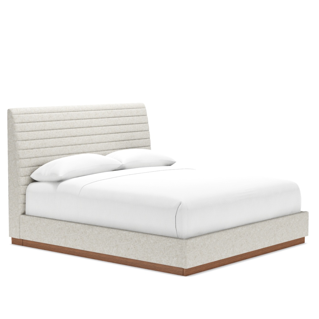 Coronado Platform Upholstered Bed - King – View at 340°