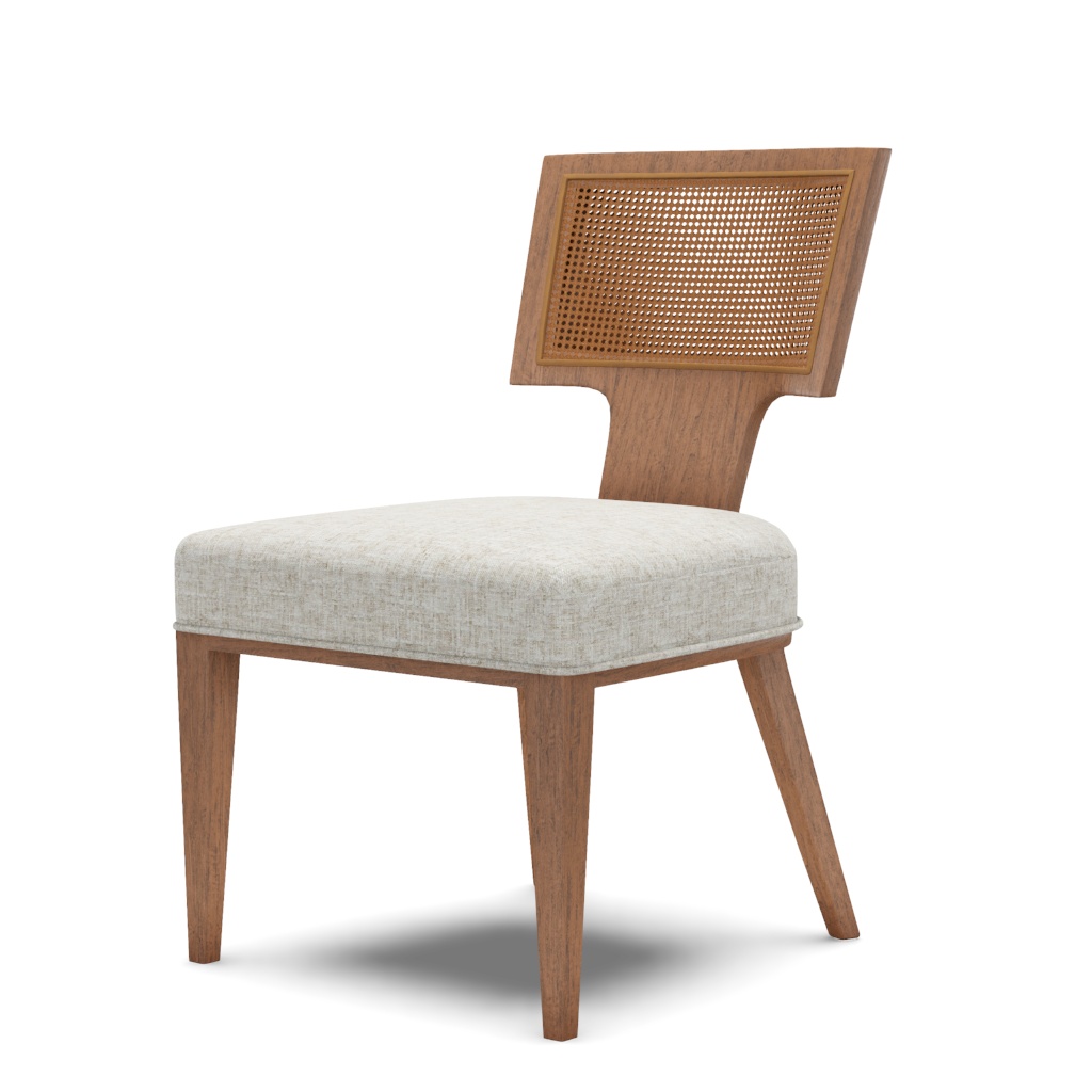 Serrano Woven Side Chair – View at 70°
