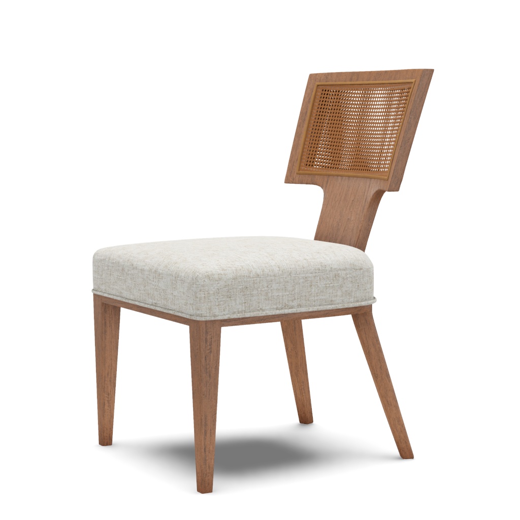 Serrano Woven Side Chair – View at 90°