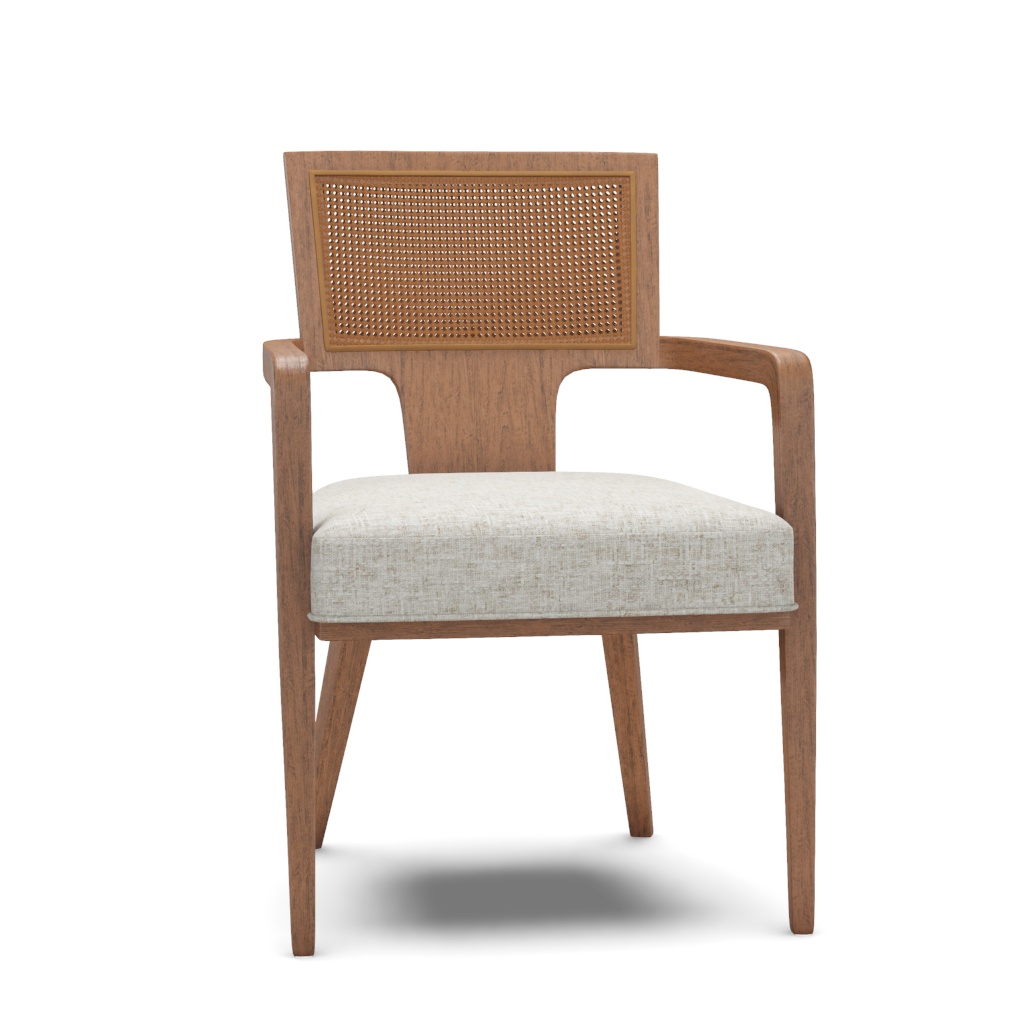 Serrano Woven Arm Chair – View at 20°