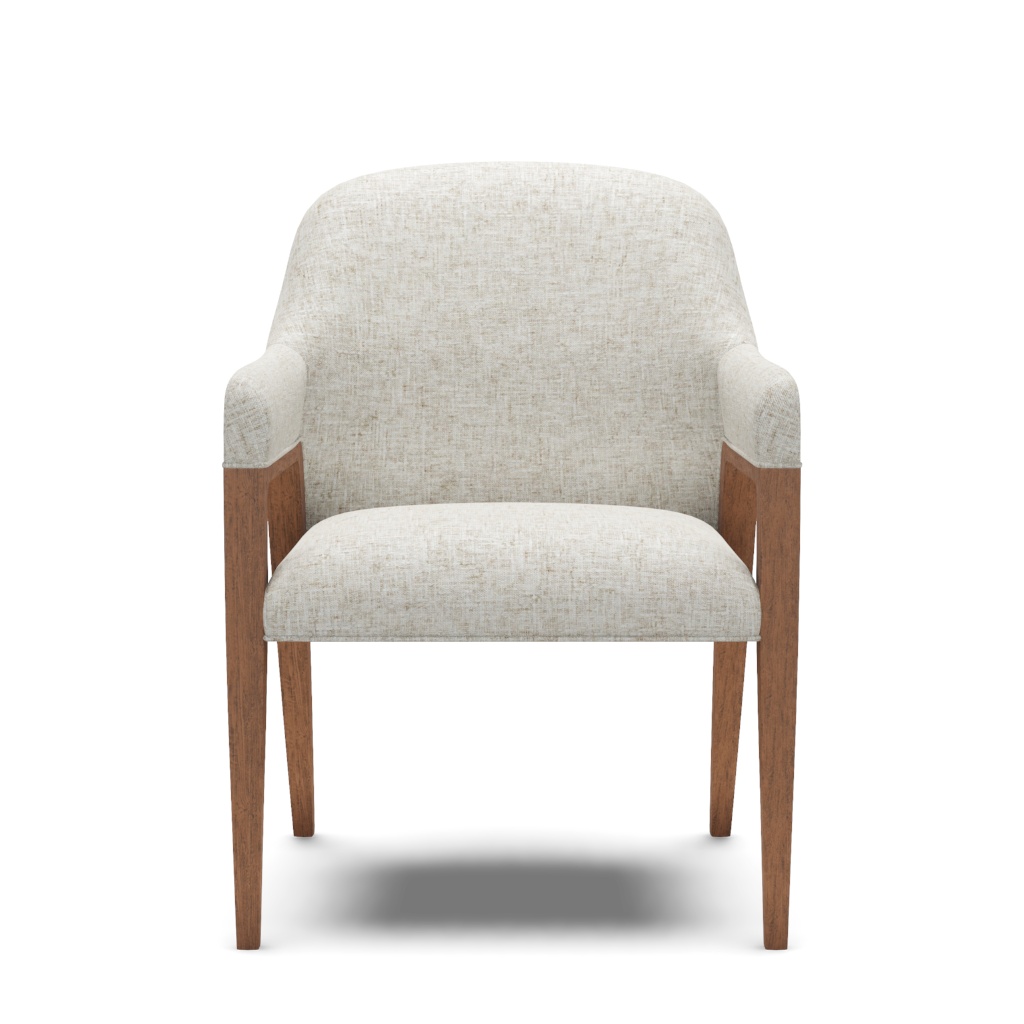 Seacove Upholstered Arm Chair – View at 30°