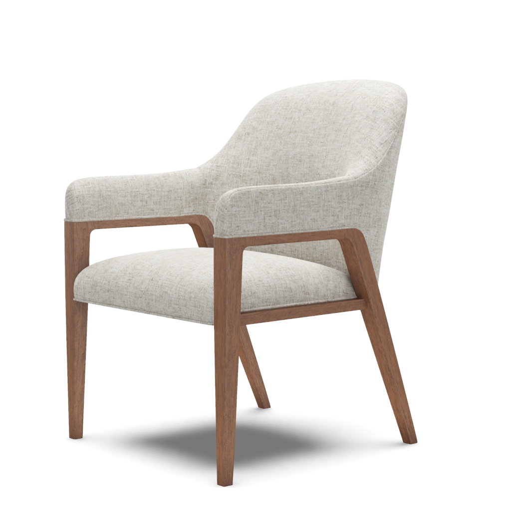 Seacove Upholstered Arm Chair – View at 80°