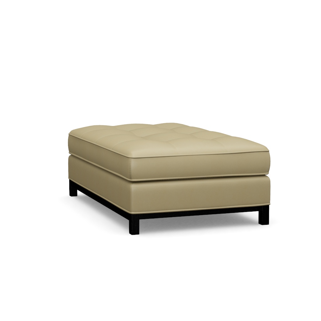 Westin Leather Cocktail Ottoman – View at 280°