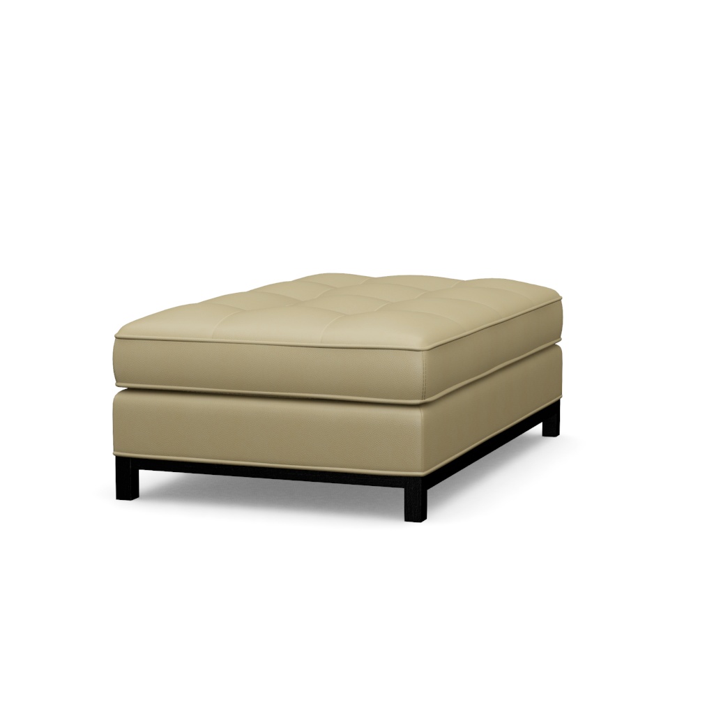 Westin Leather Cocktail Ottoman – View at 320°