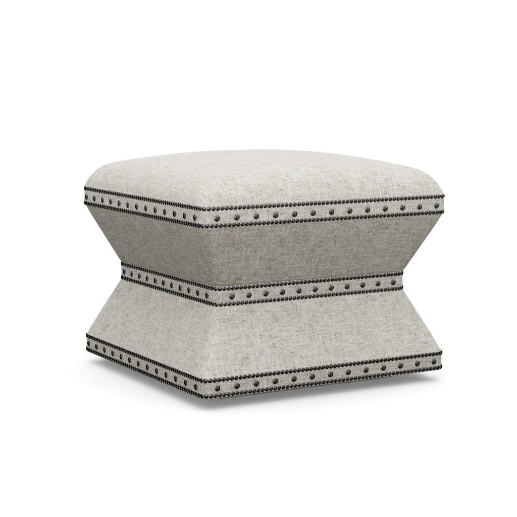 Wheatley Ottoman – View at 90°