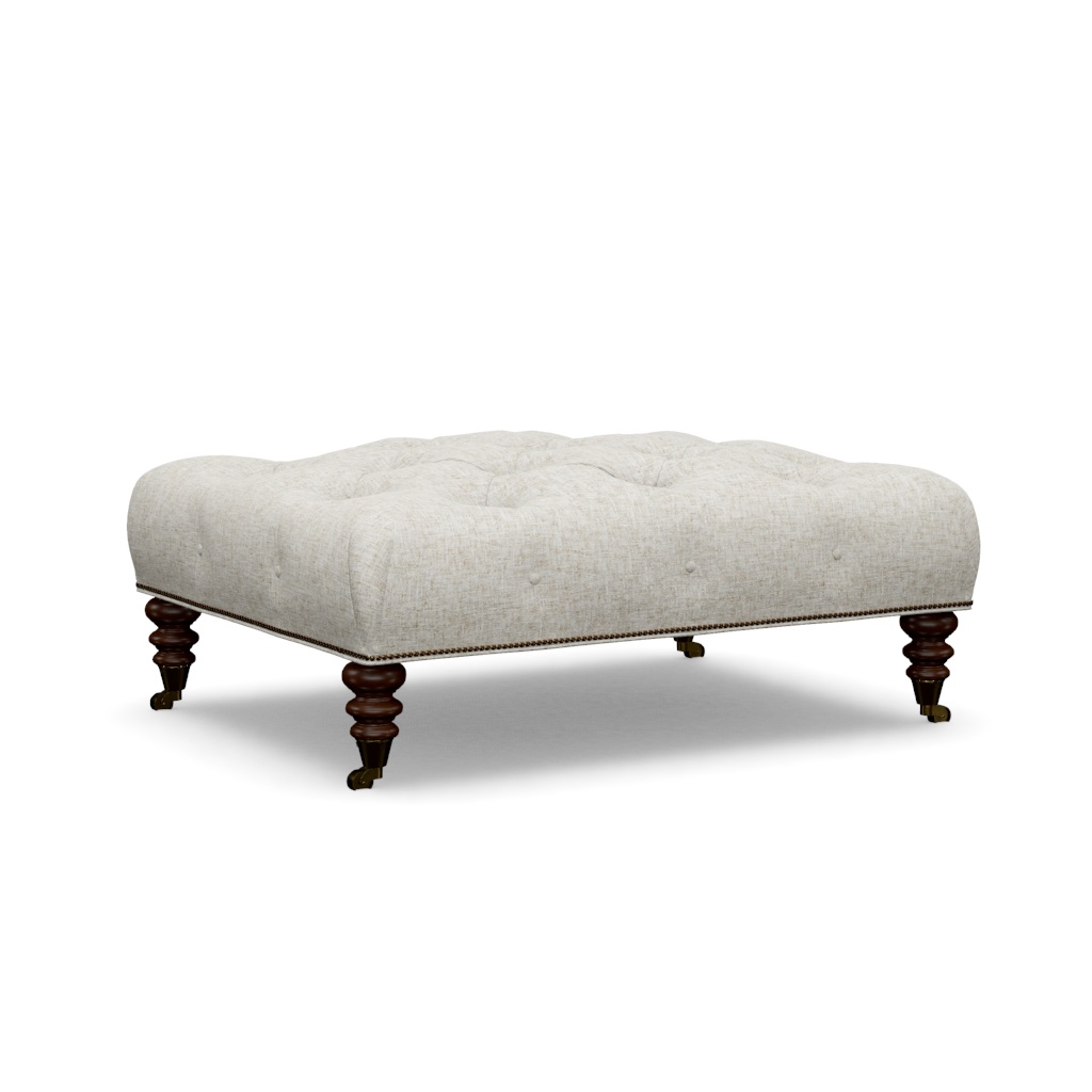 Victoria Cocktail Ottoman – View at 180°