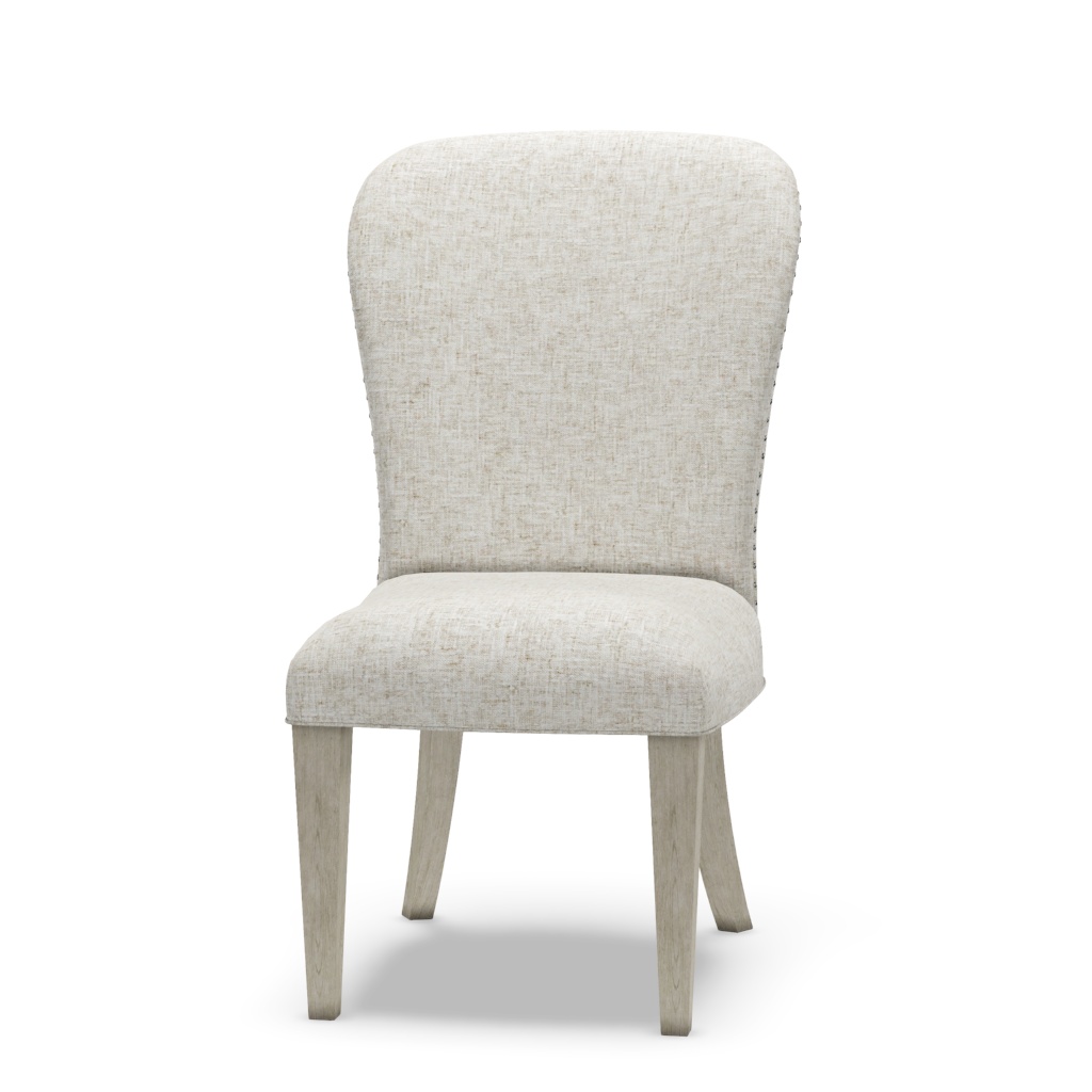 Baxter Upholstered Side Chair – View at 40°