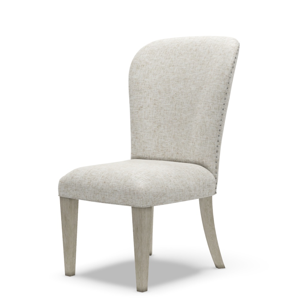 Baxter Upholstered Side Chair – View at 70°