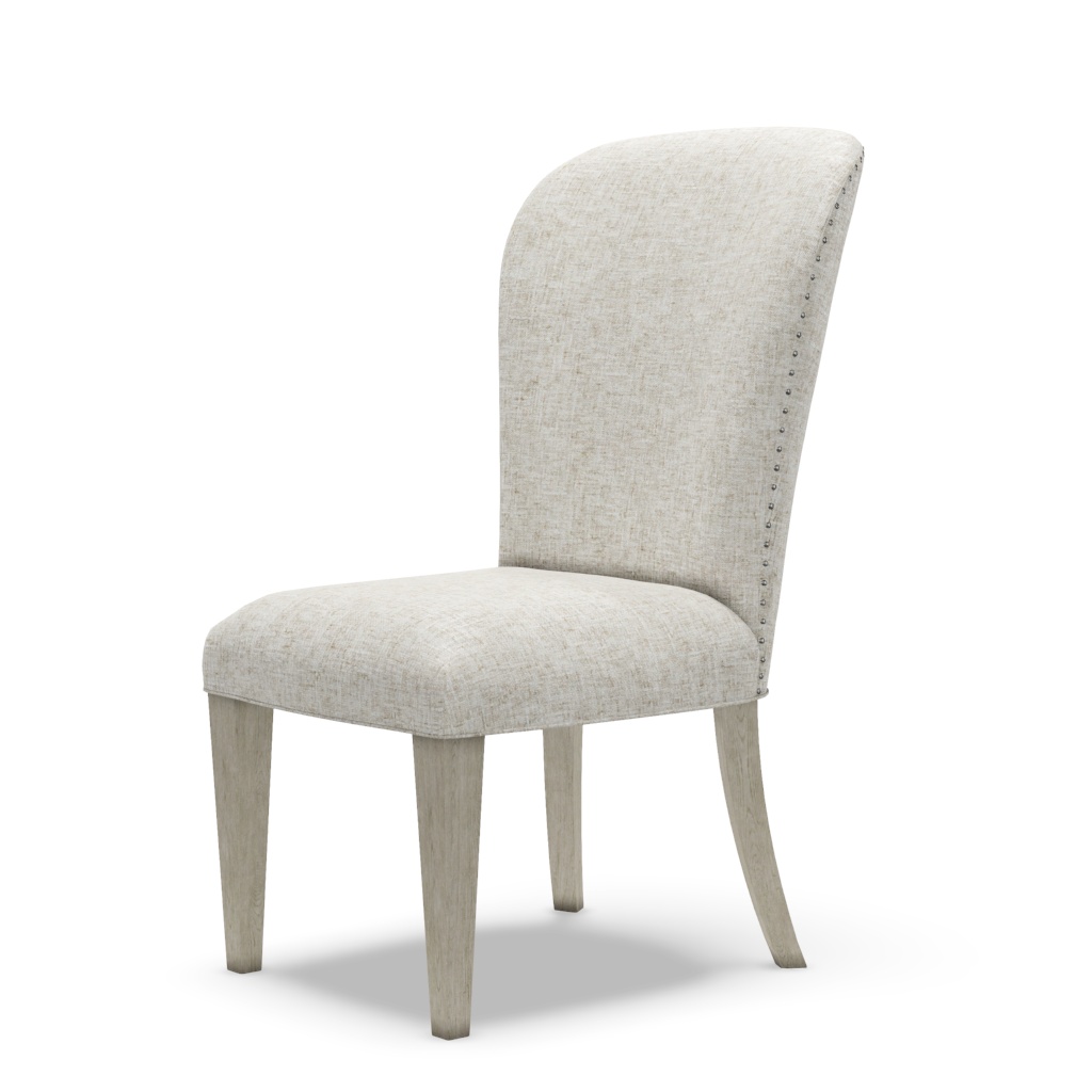 Baxter Upholstered Side Chair – View at 80°