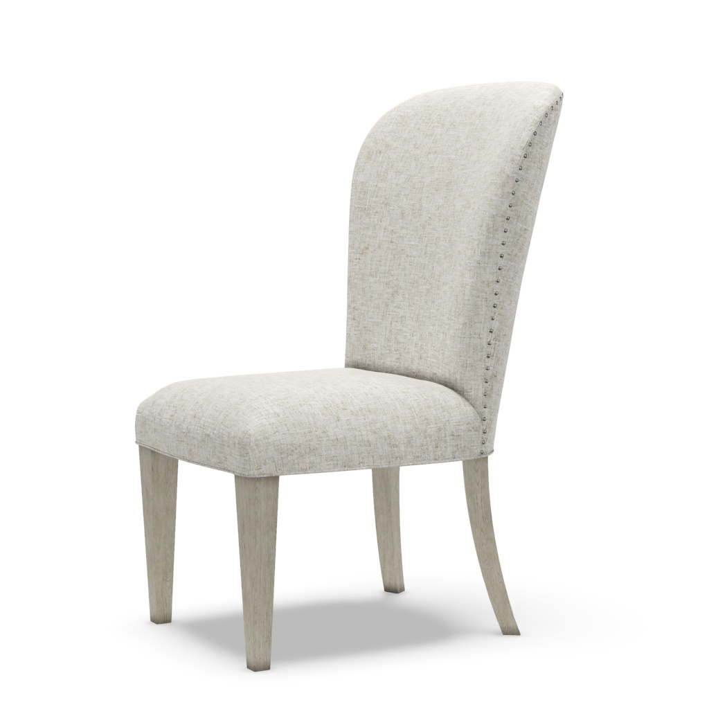 Baxter Upholstered Side Chair – View at 90°