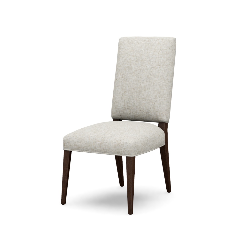 Sierra Upholstered Side Chair – View at 60°