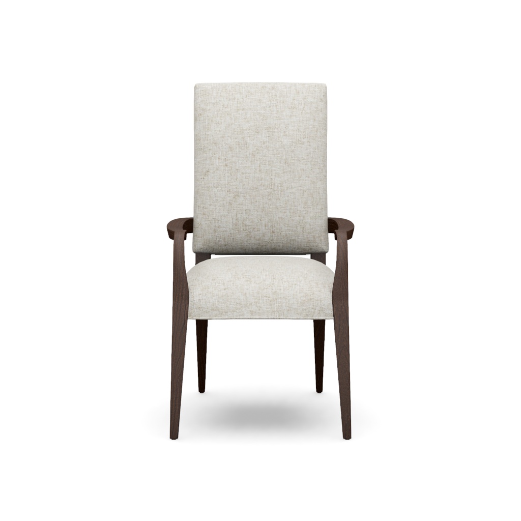 Sierra Upholstered Arm Chair – View at 30°