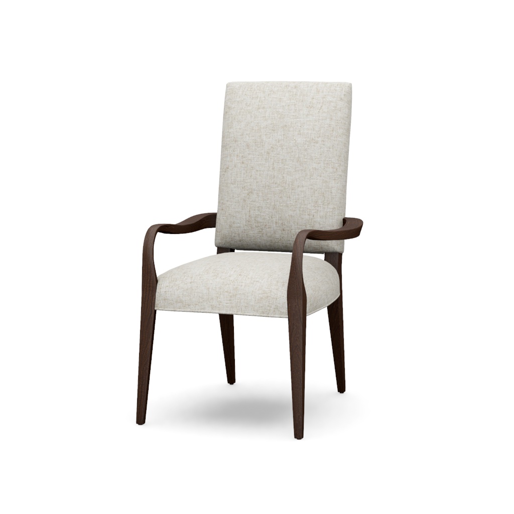 Sierra Upholstered Arm Chair – View at 50°