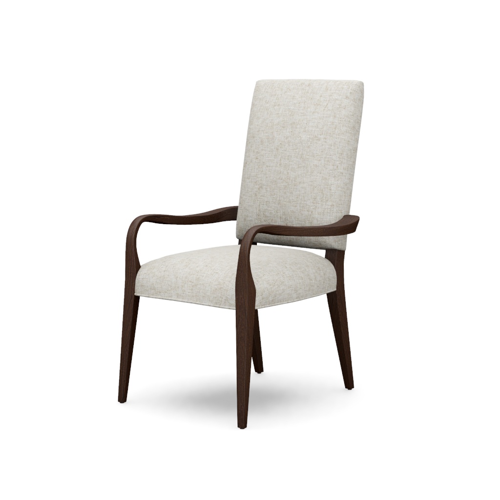 Sierra Upholstered Arm Chair – View at 70°