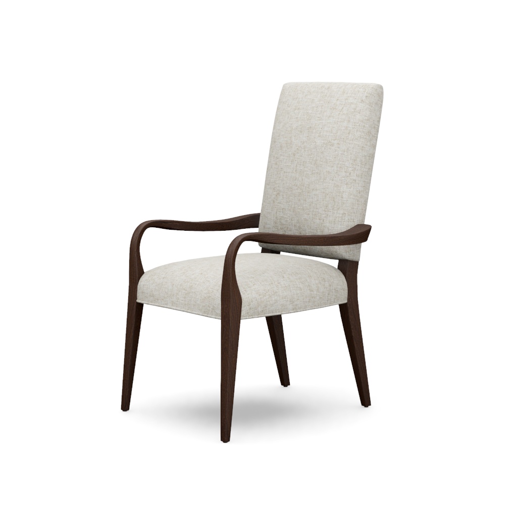Sierra Upholstered Arm Chair – View at 80°