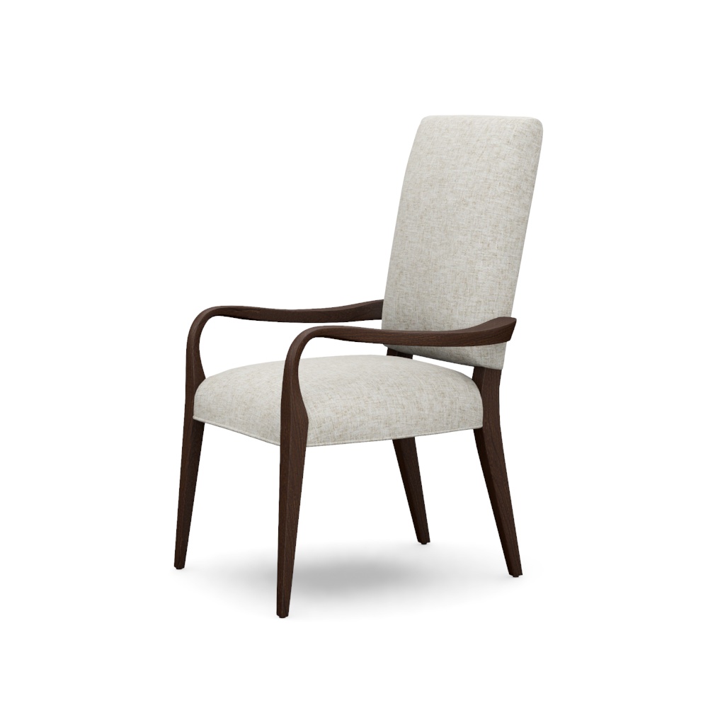 Sierra Upholstered Arm Chair – View at 90°