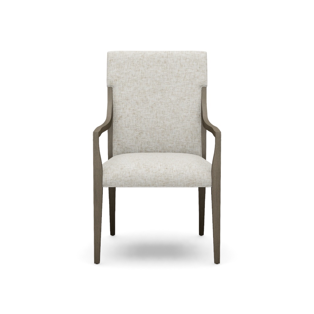 Saverne Upholstered Arm Chair – View at 30°