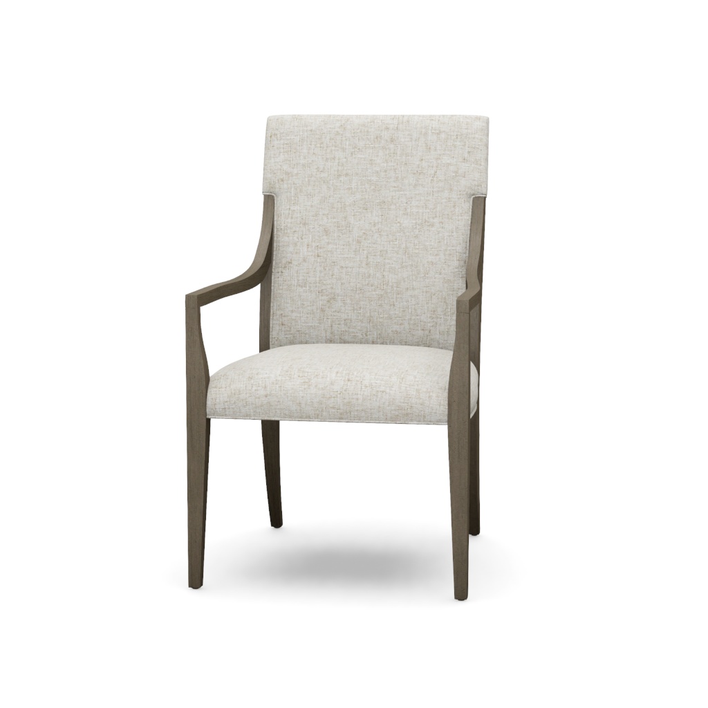 Saverne Upholstered Arm Chair – View at 40°