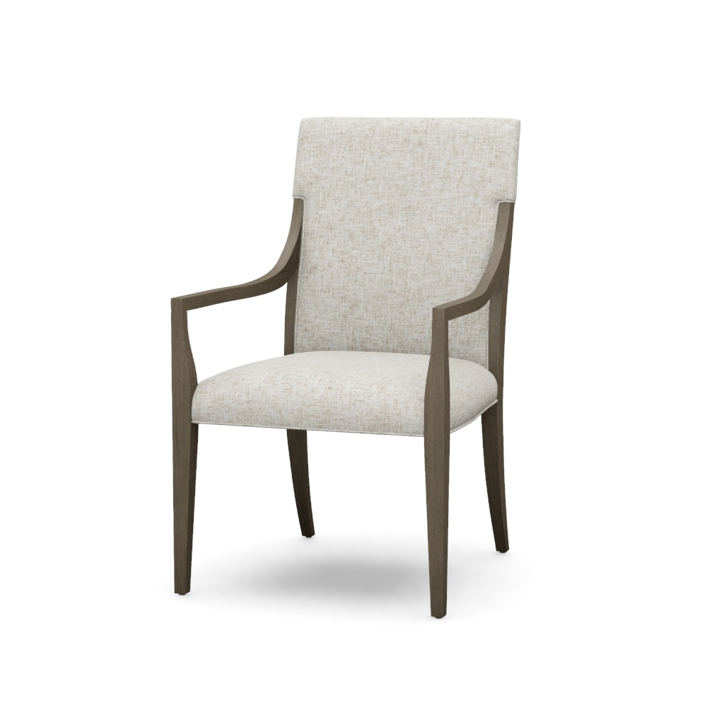 Saverne Upholstered Arm Chair – View at 50°