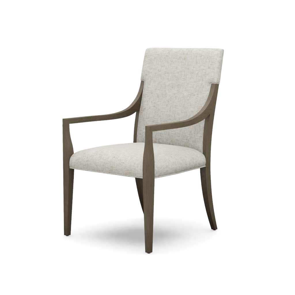 Saverne Upholstered Arm Chair – View at 70°