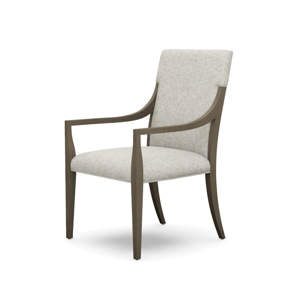Saverne Upholstered Arm Chair – View at 80°