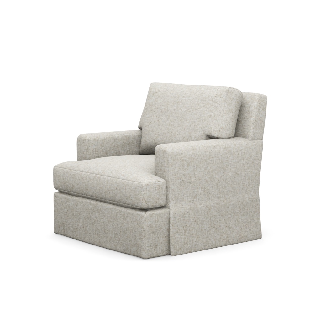 Mandolin Swivel Chair – View at 80°