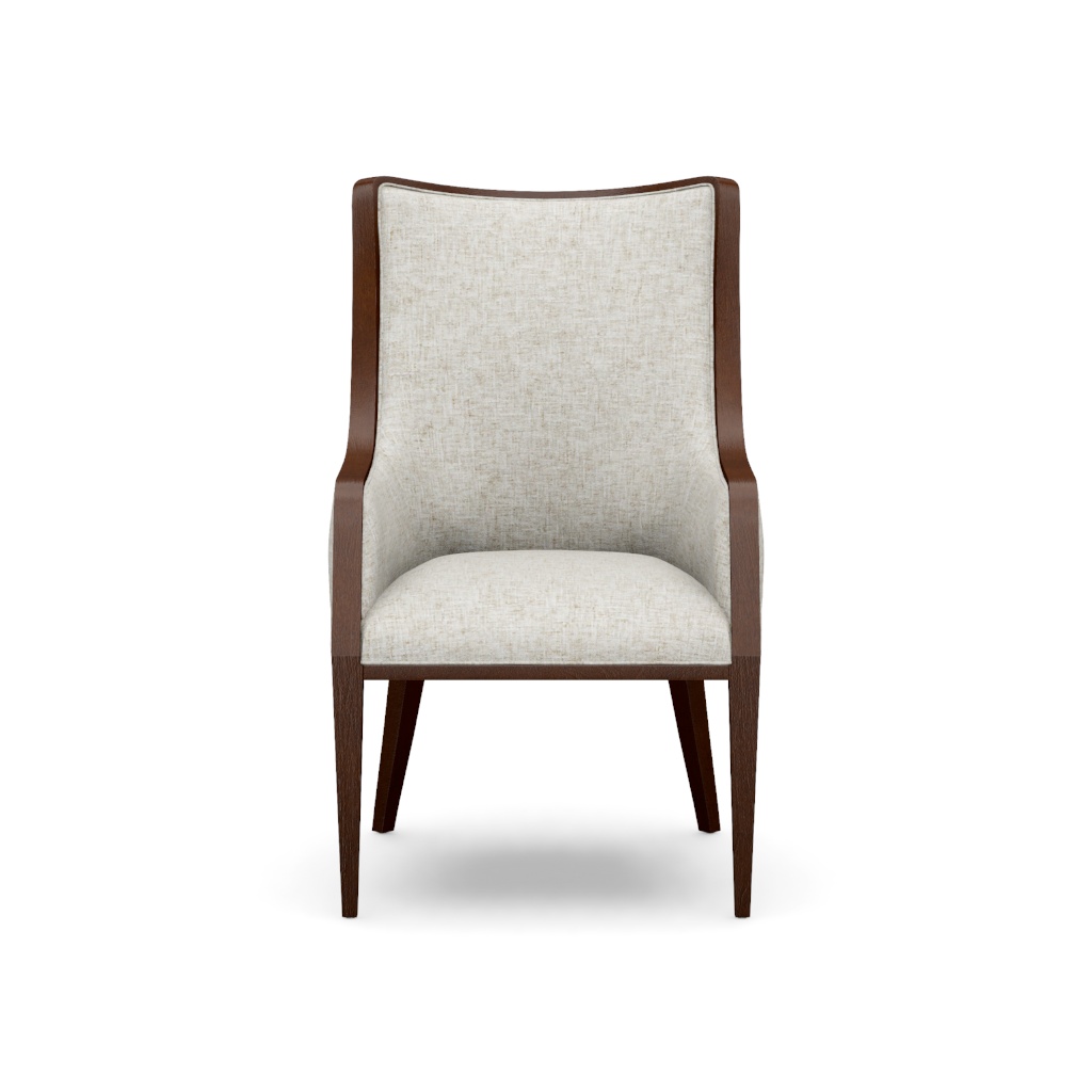 Bromley Upholstered Arm Chair – View at 30°