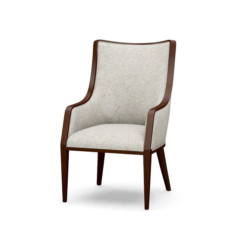 Bromley Upholstered Arm Chair – View at 50°