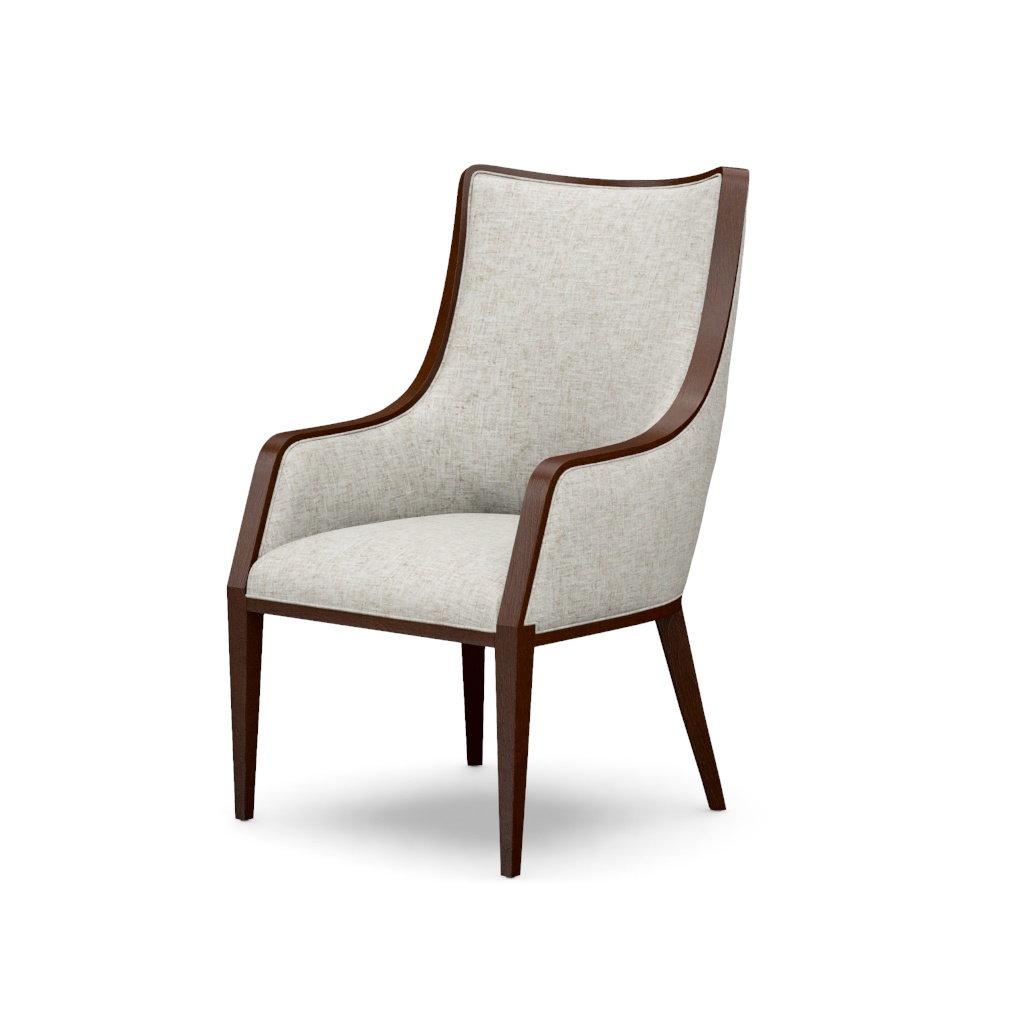 Bromley Upholstered Arm Chair – View at 70°