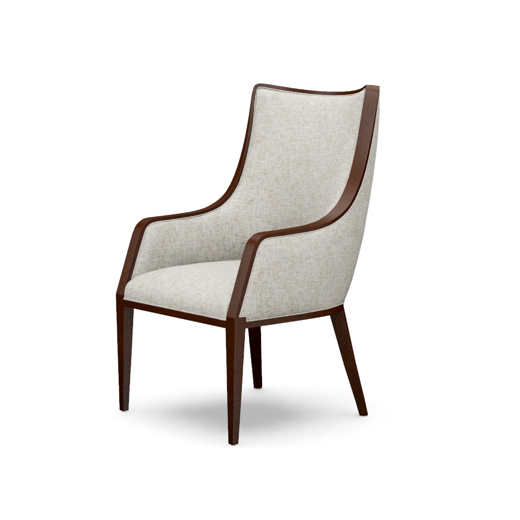 Bromley Upholstered Arm Chair – View at 80°