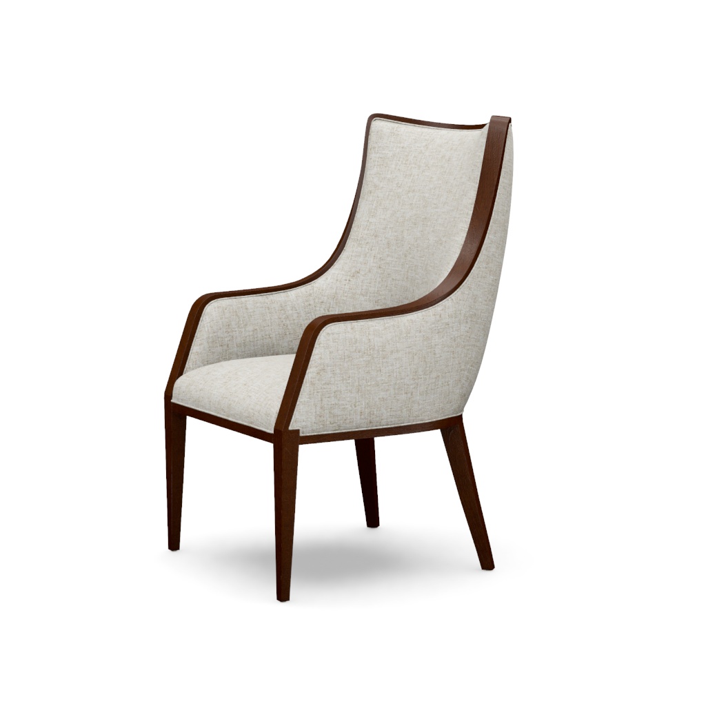 Bromley Upholstered Arm Chair – View at 90°