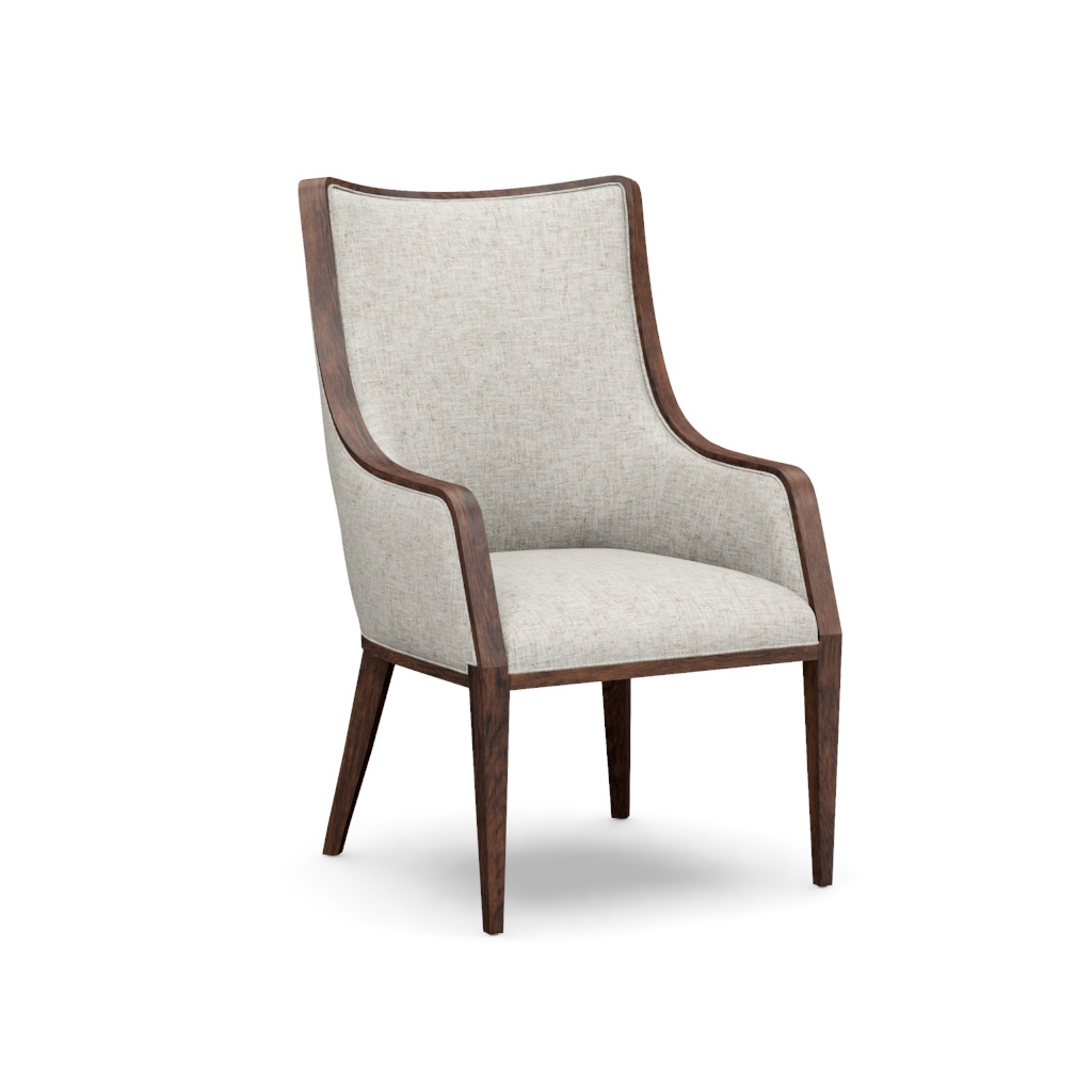 Bromley Fully Upholstered Arm Chair – View at 0°