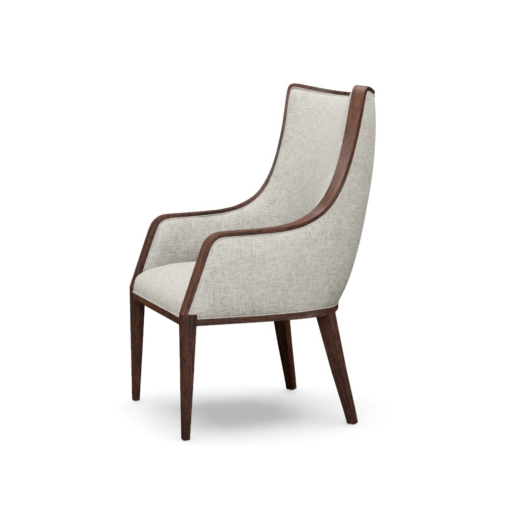 Bromley Fully Upholstered Arm Chair – View at 100°