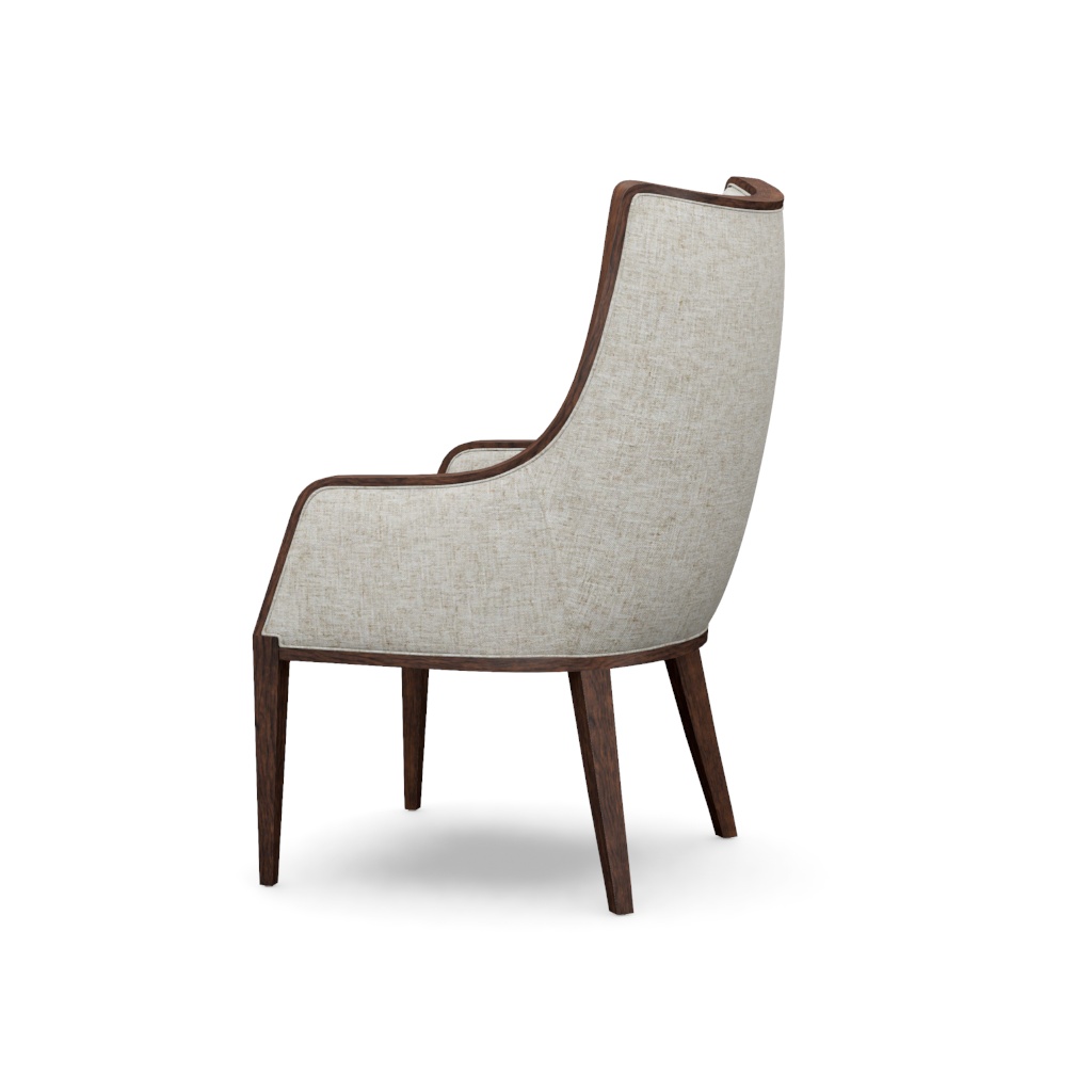 Bromley Fully Upholstered Arm Chair – View at 140°