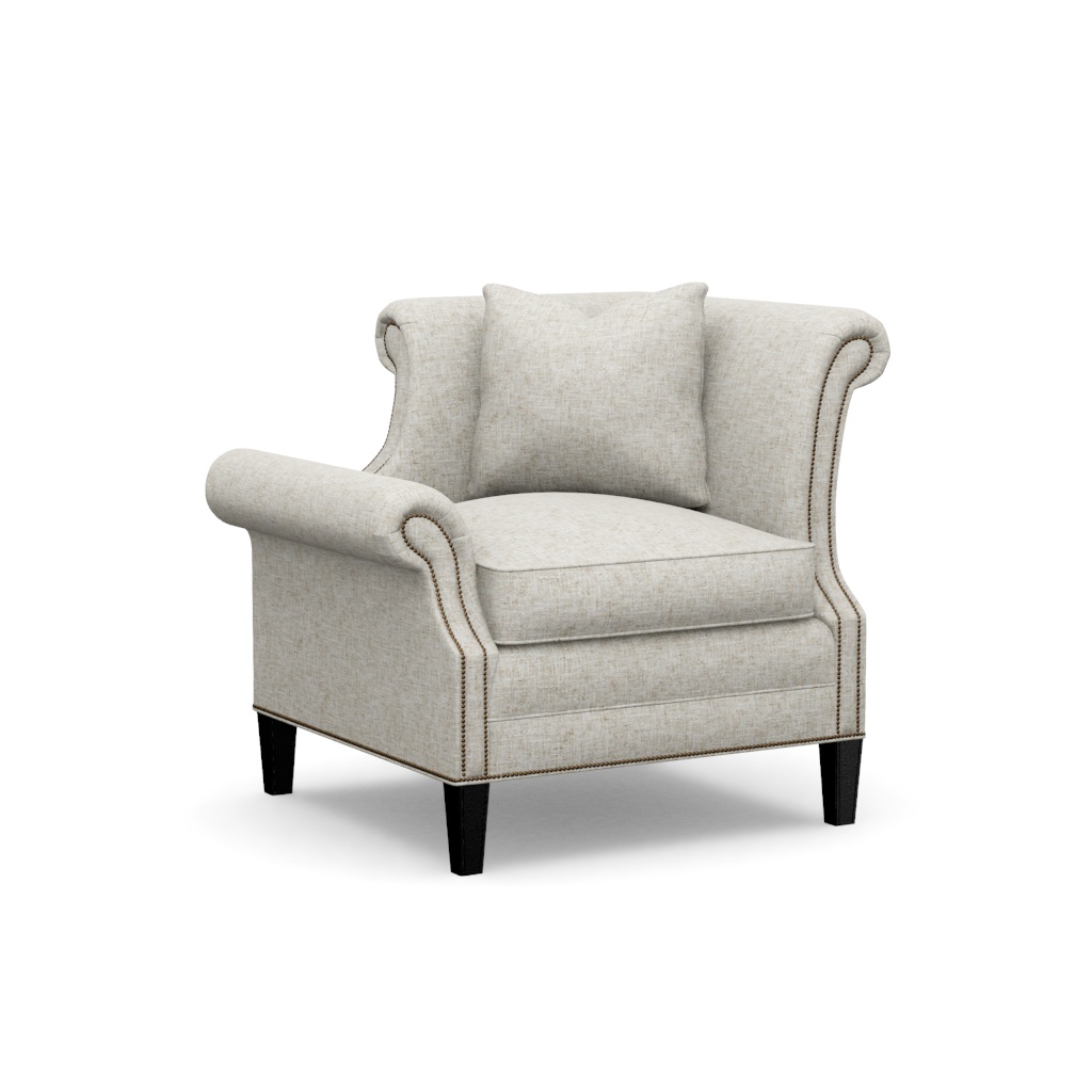 Braddock Right Arm Facing Chair – View at 0°