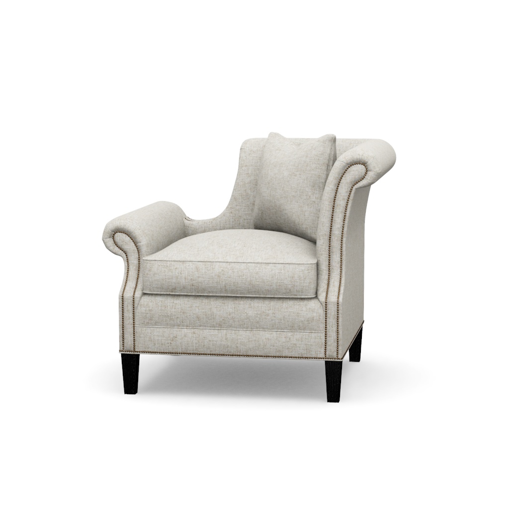 Braddock Right Arm Facing Chair – View at 40°