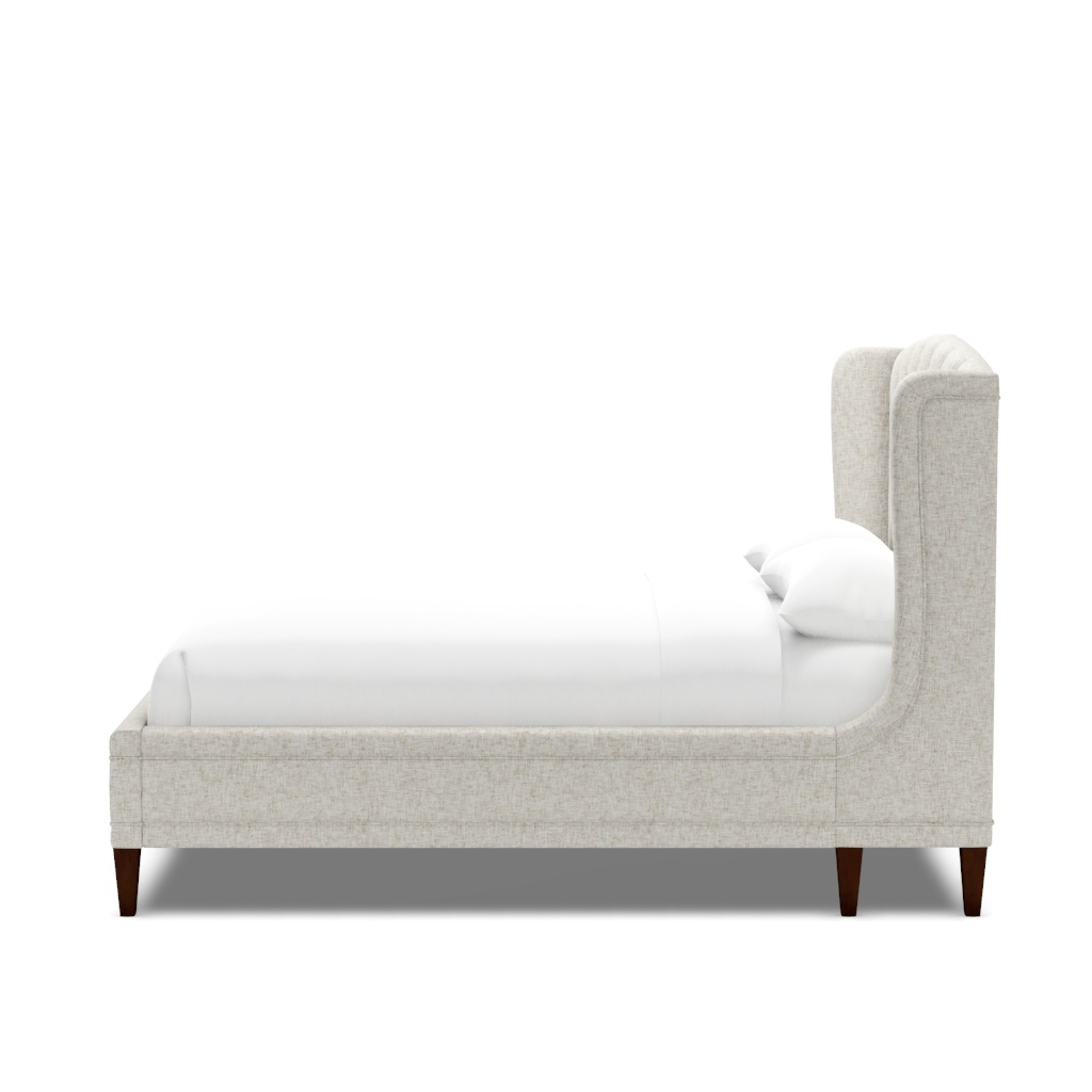 Savoy Upholstered Bed - Queen – View at 120°