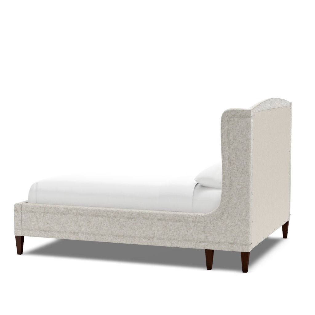Savoy Upholstered Bed - Queen – View at 140°