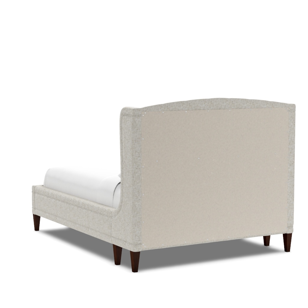 Savoy Upholstered Bed - Queen – View at 180°