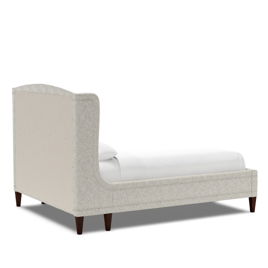Savoy Upholstered Bed - Queen – View at 270°