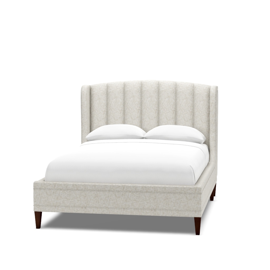 Savoy Upholstered Bed - Queen – View at 40°