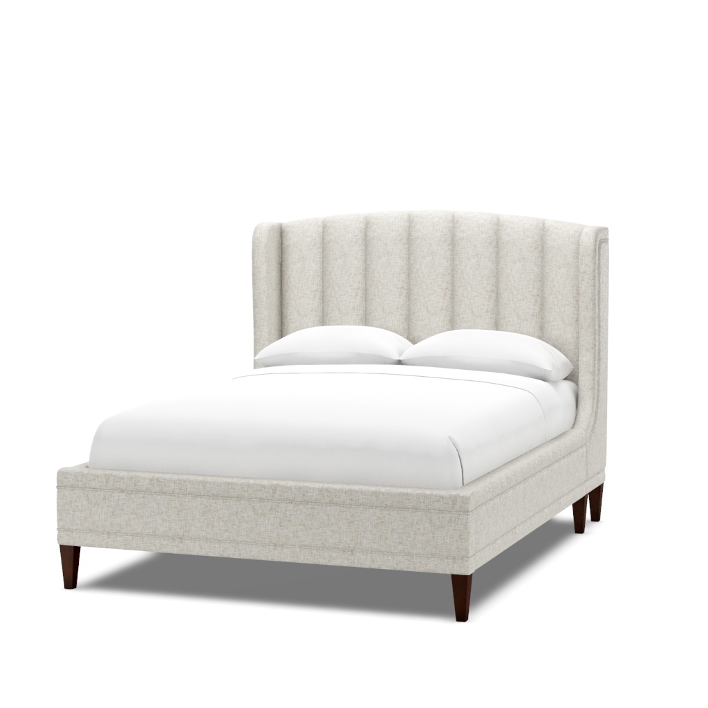 Savoy Upholstered Bed - Queen – View at 50°