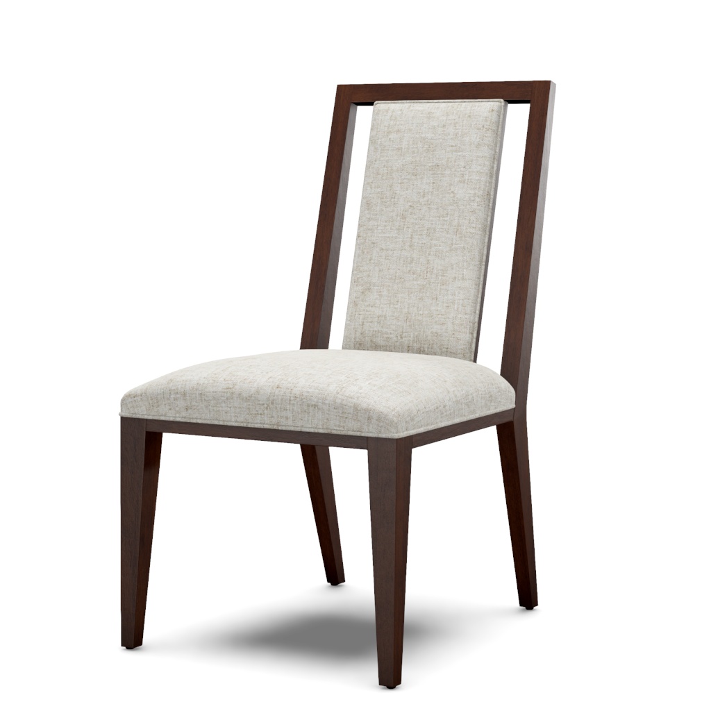 Boswell Upholstered Side Chair – View at 60°