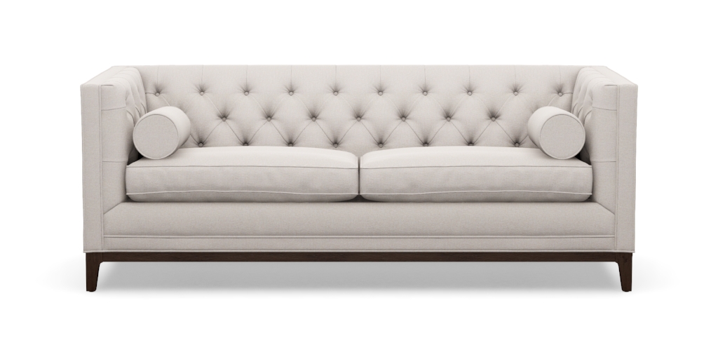 Ethan allen white on sale sofa