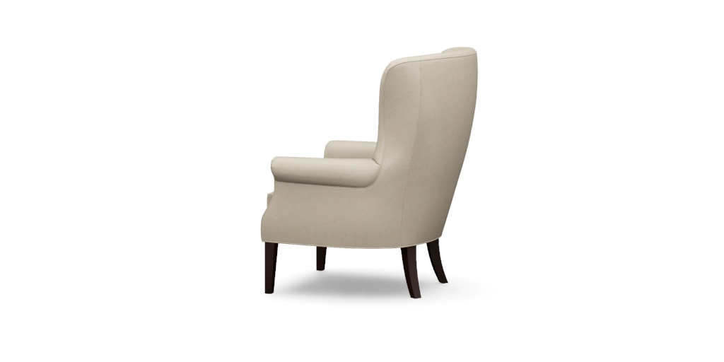 Wilder Leather Wing Chair | Chair and Ottoman Event | Ethan