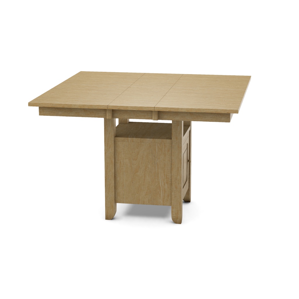 Gathering Table Top w/ Square Storage Base | John Thomas