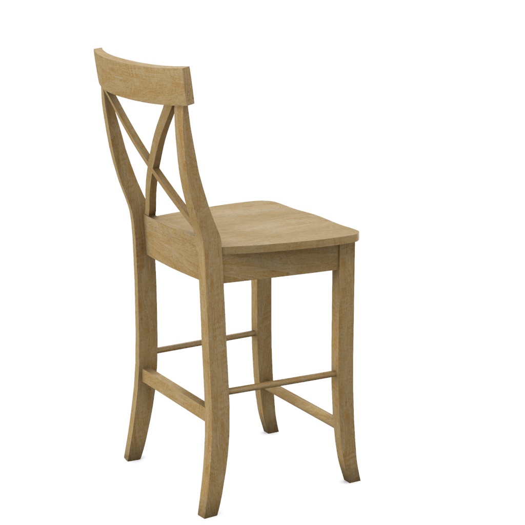 24'' X-Back Counter Stool | John Thomas Furniture