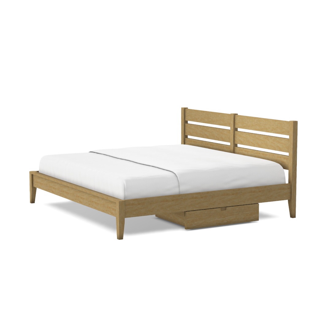 SoMa Queen Platform Bed - Available in K&Q | John Thomas Furniture