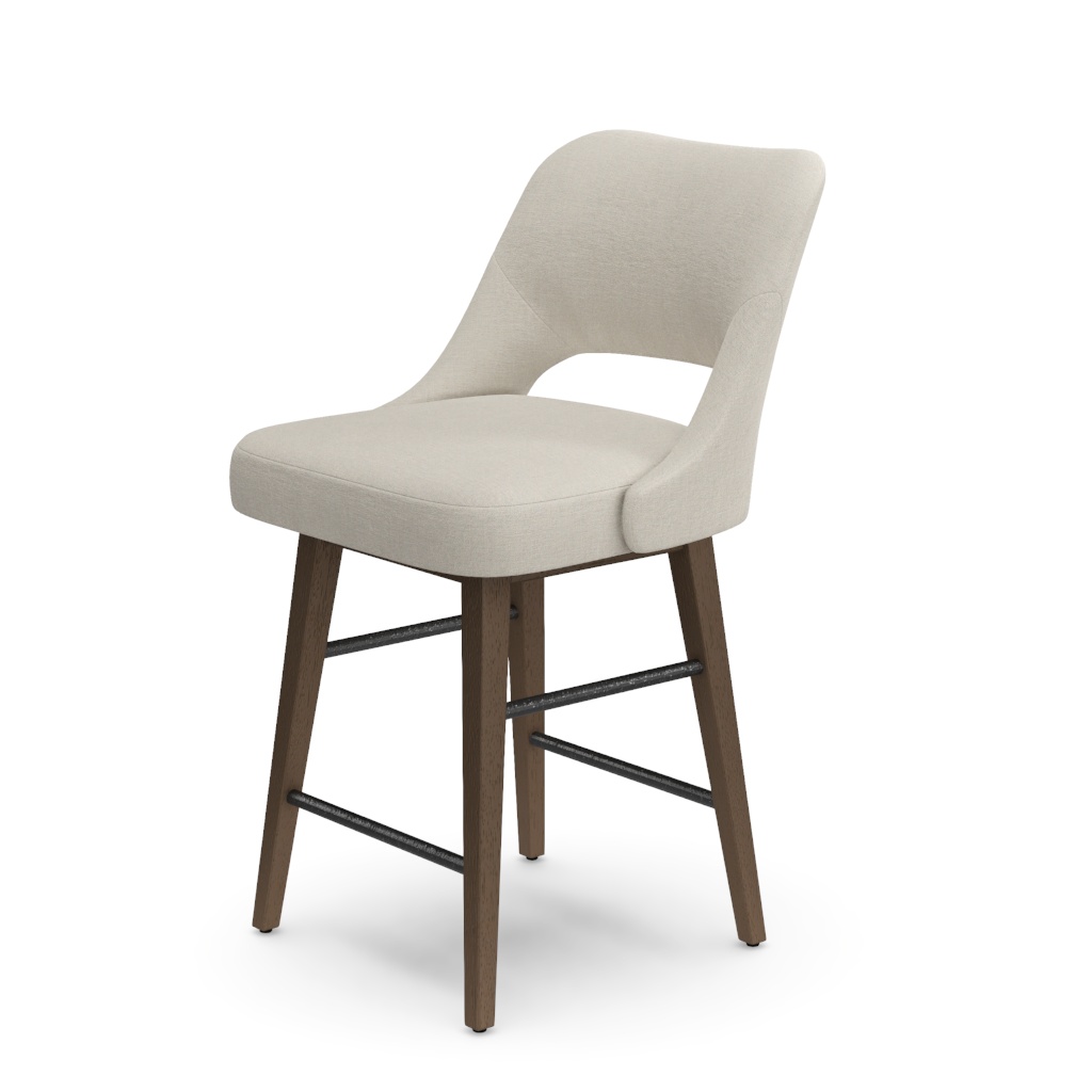 TEN COUNTER STOOL 100 (SWIVEL) | Adriana Hoyos | Worldwide